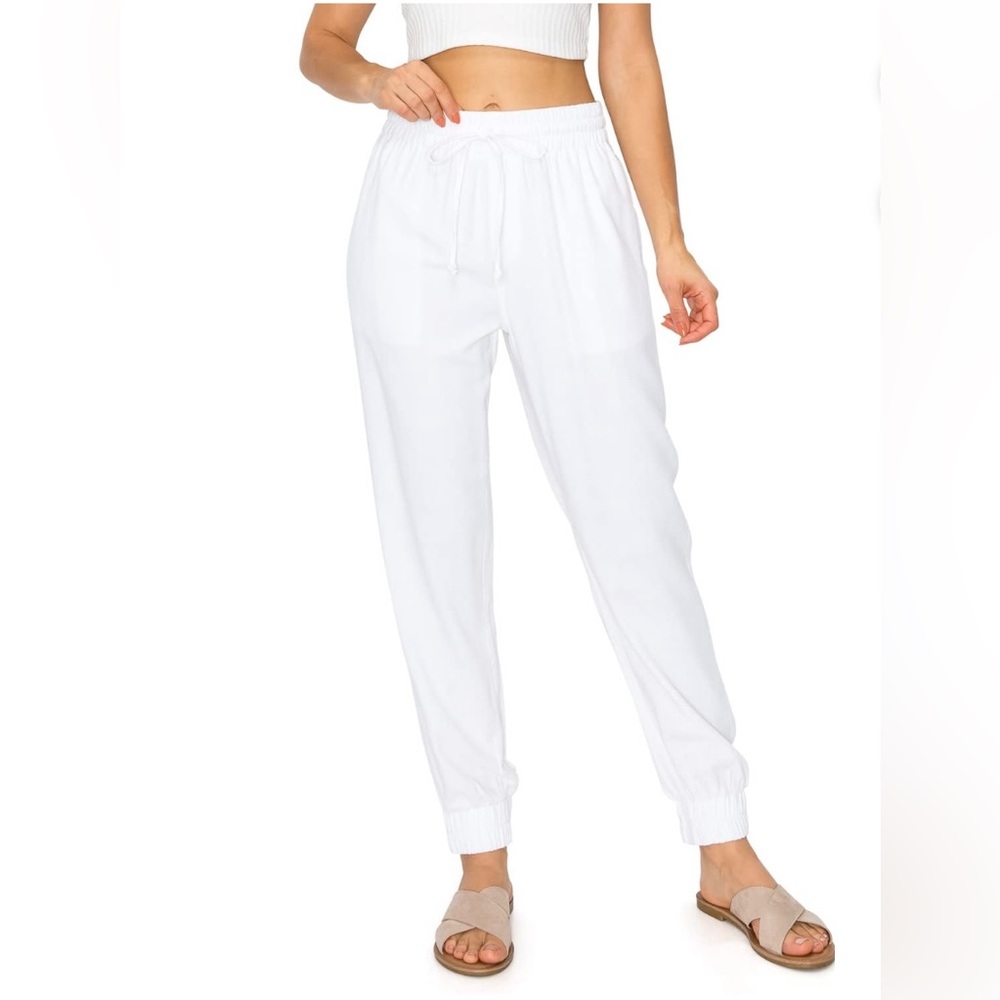 🍂 cali 1850 White Joggers Pants